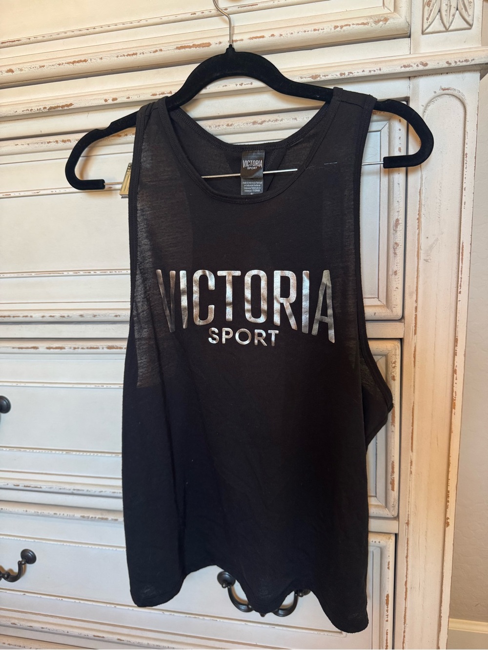 Victoria Sport Black Athletic Tank Top